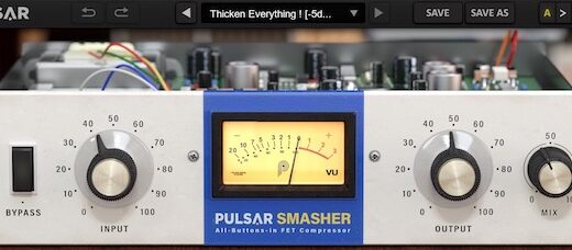 Urei 1176のブリティッシュモードに特化したシンプルかつ個性的なコンプ！Pulsar Audio【Smasher】の使い方＆レビュー