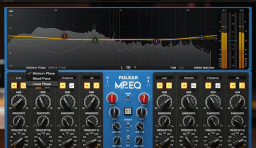 MANLEY / MASSIVE PASSIVE STEREO EQ をエミュレートしたプラグイン！Pulsar Audio【MP-EQ】使い方＆レビュー