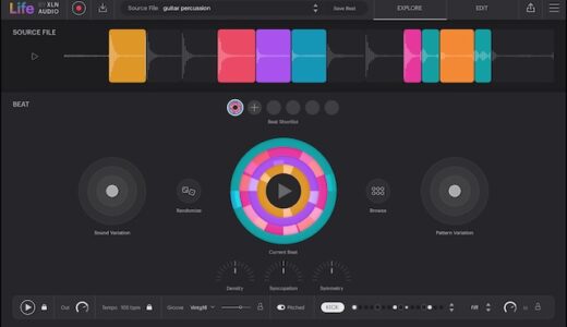 スマホアプリと連携して日常生活のあらゆる音からビートを作成できるサンプラー・プラグイン！XLN Audio【Life】レビュー