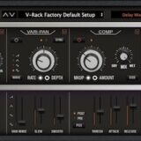 Rhodes【V-Rack】レビュー！MK8ピアノ譲りのマルチエフェクト・プラグインを何でもお好きな楽器に。