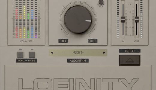 United Plugins【Lofinity】レビュー！サウンドデザインからトランジションエフェクトまで、色々使えるLoFi系マルチエフェクト・プラグイン。